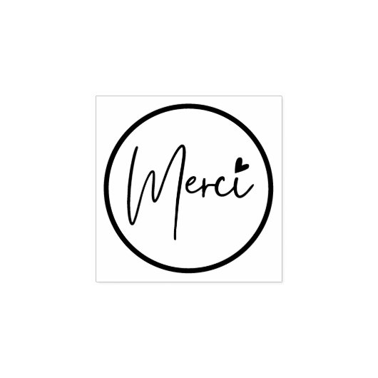 Stempels Dank u wel, Minimalist (Afrduk)