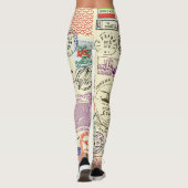 stempels, decoratieve documentenset. leggings (Achterkant)