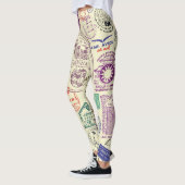 stempels, decoratieve documentenset. leggings (Links)