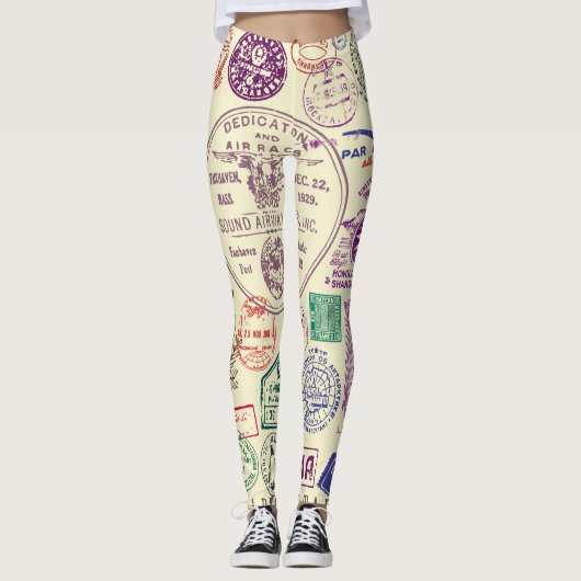 stempels, decoratieve documentenset. leggings (Voorkant)