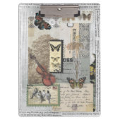 Stempels  Ephemera Decoupage Klembord (Voorkant)