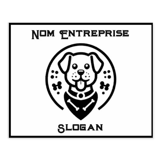 Stempels Logo voor aangepaste bedrijfslogo's (Afrduk)