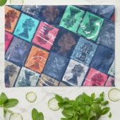 stempels theedoek (Gevouwen)