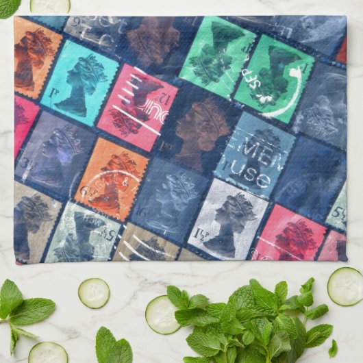  stempels theedoek (Gevouwen)