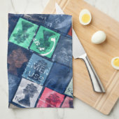 stempels theedoek (Quarter Fold)