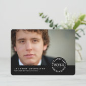 Stempelstijl Fotografie Uitnodiging (Staand voorkant)