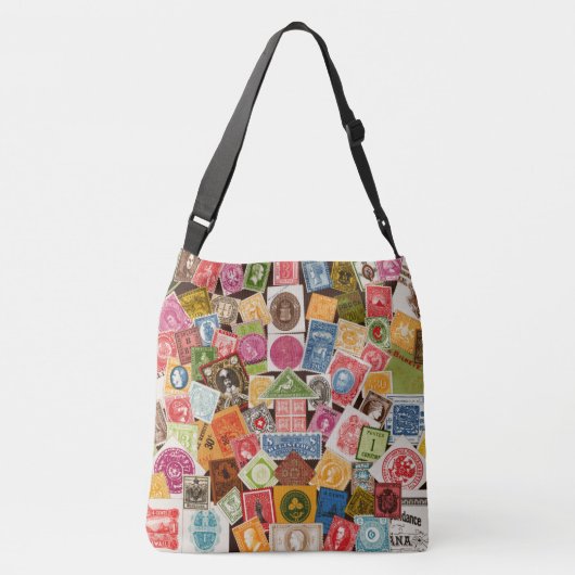 Stempelverzamelaar Crossbody Tas (Achterkant)