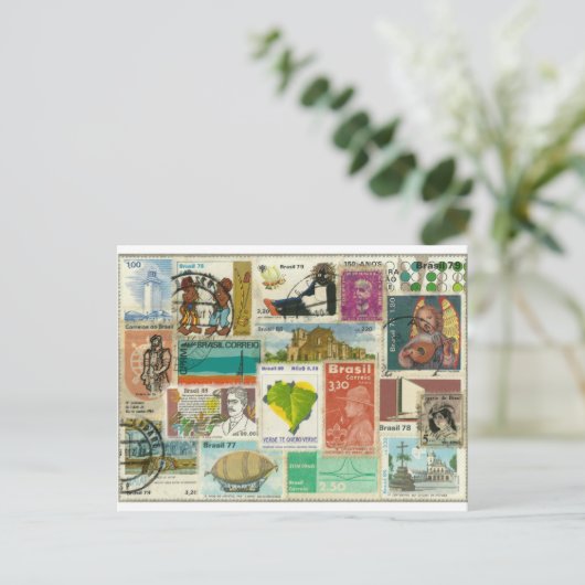 Stempelvormig Briefkaart (Staand voorkant)