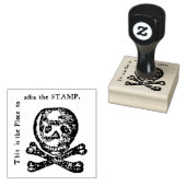 Stempelwet 2"x 2"Rubberzegel Rubberstempel (Gestempeld)
