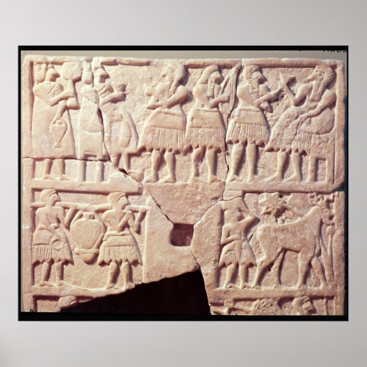 Stemplaque met een aanbiedingsvorm poster (Voorkant)