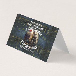 StemPolitiek Patriotisch Trump Republikeinse Parti Visitekaartje