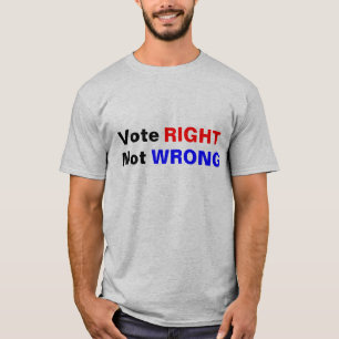 Stemrecht niet verkeerd t-shirt