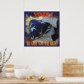 Stemrecht Poster (Keuken)