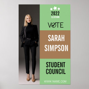 stemrecht poster klas president studentenraad