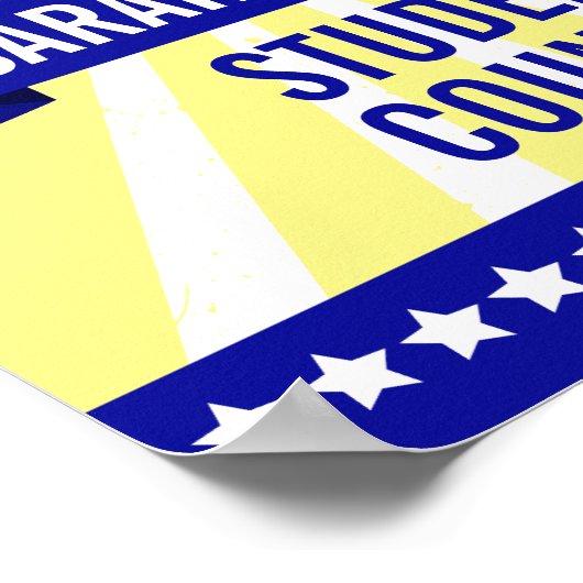 stemrecht poster klas president studentenraad (Hoek)