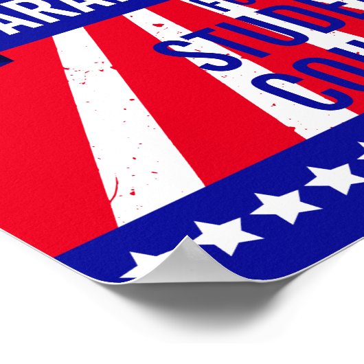 stemrecht poster klas president studentenraad (Hoek)