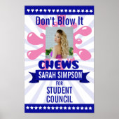 stemrecht poster klas president studentenraad (Voorkant)