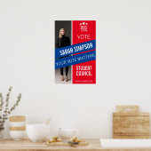 stemrecht poster klas president studentenraad (Keuken)