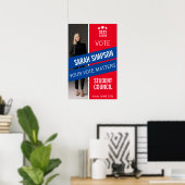 stemrecht poster klas president studentenraad (Thuiskantoor)