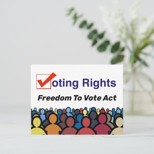 Stemrecht Stemrecht Briefkaart (Staand voorkant)