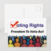 Stemrecht Stemrecht Briefkaart (Voorkant / Achterkant)