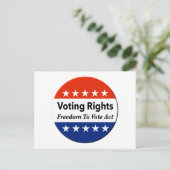 Stemrecht stemrecht Stemrecht Briefkaart (Staand voorkant)