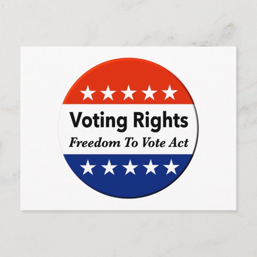 Stemrecht stemrecht Stemrecht Briefkaart (Voorkant)