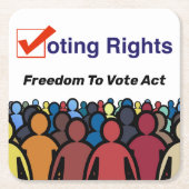 Stemrecht stemrecht Stemrecht Kartonnen Onderzetters (Voorkant)