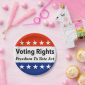 Stemrecht stemrecht Stemrecht Papieren Bordje (Feest)