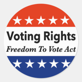 Stemrecht stemrecht Stemrecht Ronde Sticker