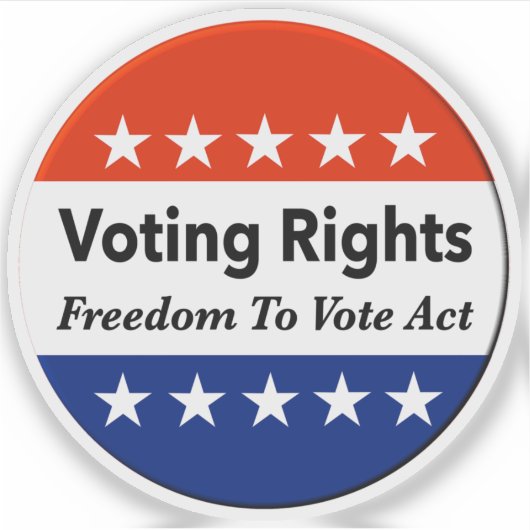 Stemrecht stemrecht Stemrecht Sticker (Voorkant)