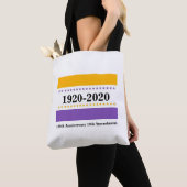 Stemrecht van de 100e Jubileum van de Suffrage vro Tote Bag (Dichtbij)