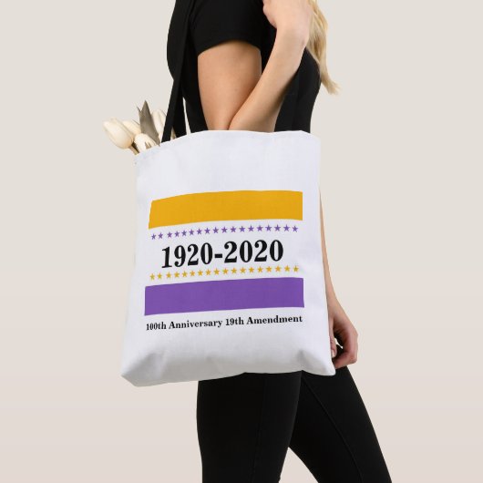 Stemrecht van de 100e Jubileum van de Suffrage vro Tote Bag (Dichtbij)