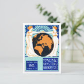 Stemrecht vrouwen 1913 briefkaart (Staand voorkant)