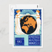 Stemrecht vrouwen 1913 briefkaart (Voorkant / Achterkant)