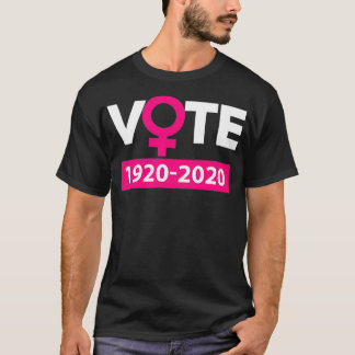 Stemrecht vrouwen 19e amendement 100 jaar septembe t-shirt