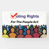 Stemrechten voor de People Act Banner (Horizontaal)