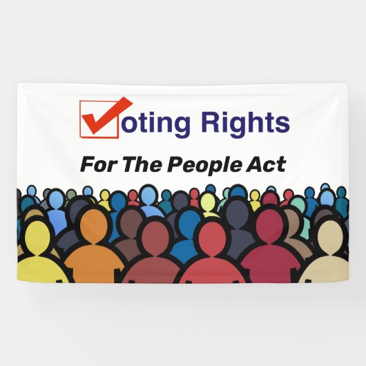 Stemrechten voor de People Act Banner (Horizontaal)