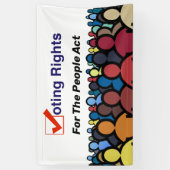 Stemrechten voor de People Act Banner (Verticaal)
