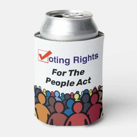 Stemrechten voor de Volkswet Blikjeskoeler (Blikje Voorkant)