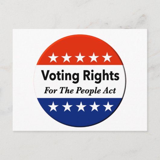 Stemrechten voor de Volkswet Briefkaart (Voorkant)