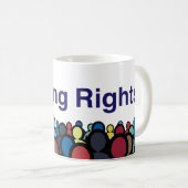 Stemrechten voor de Volkswet Koffiemok (Voorkant rechts)