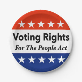 Stemrechten voor de Volkswet Papieren Bordje