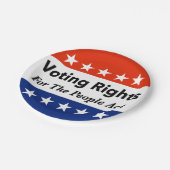 Stemrechten voor de Volkswet Papieren Bordje (Gekanteld)