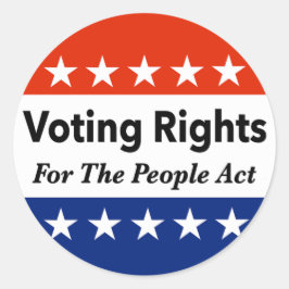 Stemrechten voor de Volkswet Ronde Sticker