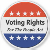 Stemrechten voor de Volkswet Sticker (Voorkant)