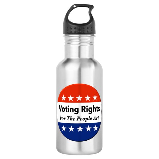 Stemrechten voor de Volkswet Waterfles (Voorkant)