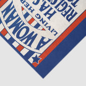 stemrechtverklaring ontkoppeling tissuepapier (Detail)