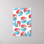 Stemruitbadge Canvas Afdruk (Voorkant)