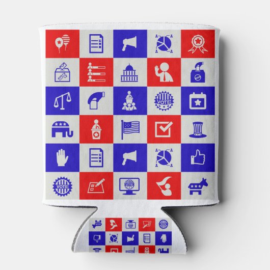 Stemstem Verenigde Staten Blikjeskoeler (Achterkant)